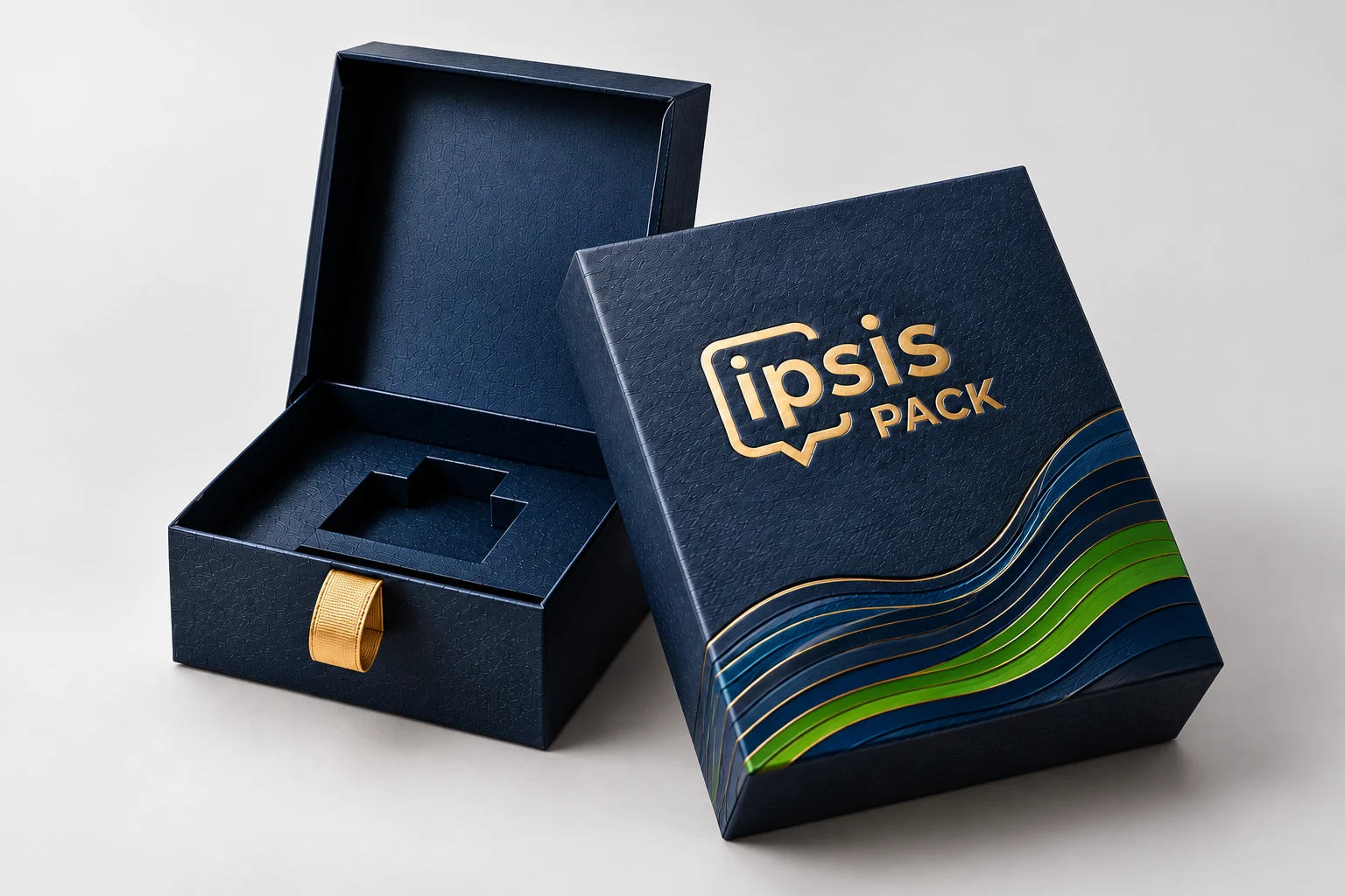 Embalagens rígidas IpsisPACK com acabamentos especiais